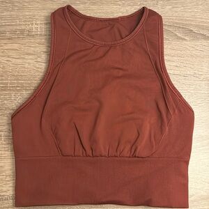 Lululemon High Neck Crop Top